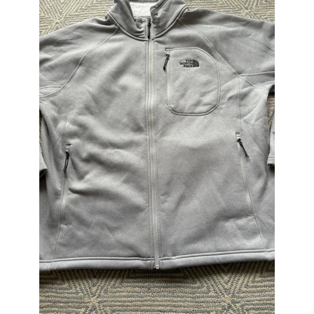 The North Face Full-Zip Lined Jacket - Light Gray - XXL‎ 2XL